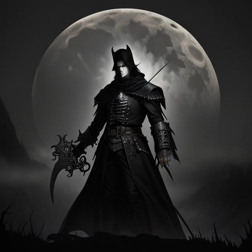 Vampire Hunter D in Dark Fantasy Illustration