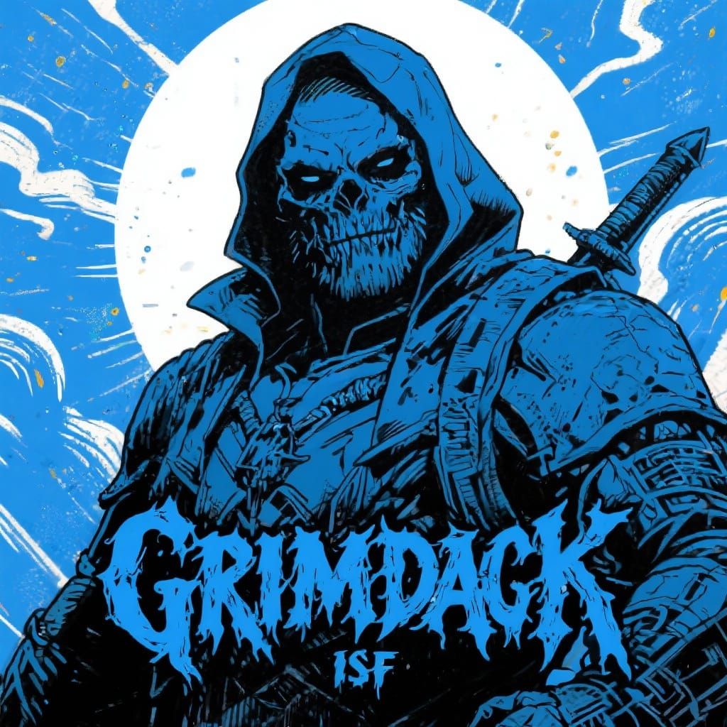 Grimdark Atmosphere in Moody Blue Tones