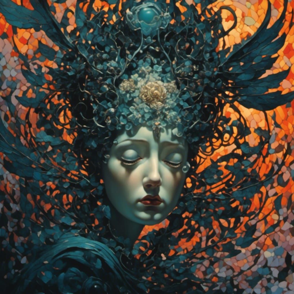 Missed Boat in Surreal Art Nouveau Style