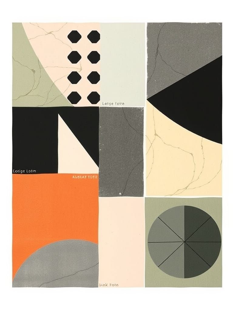 Vibrant Geometric Expressionism