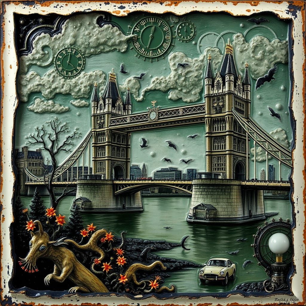 London Bridge Transformed into a Creepy Steampunk Nightmare