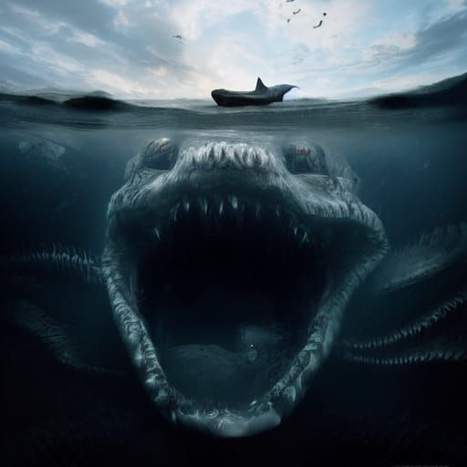 Surreal Biomechanical Horror Lurks in Arctic Ocean Darkness