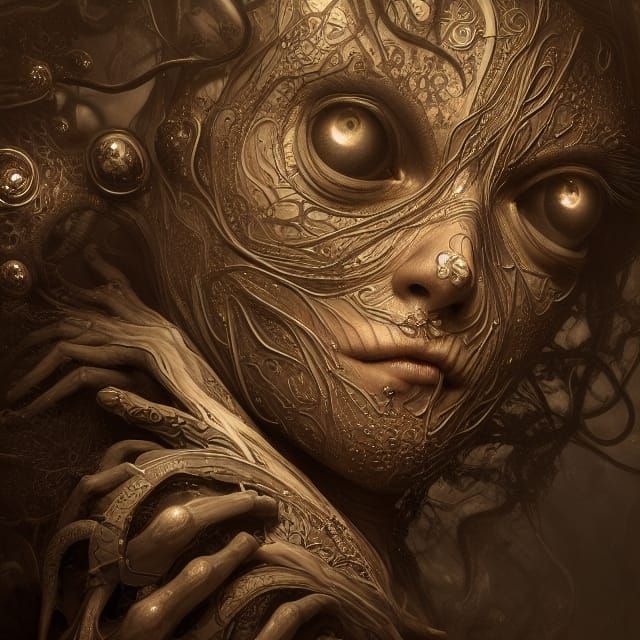 Elaborate and Enigmatic Life in Hyperdetailed Fantasy Art