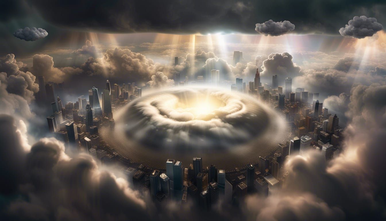 An elaborately detailed concept illustration of an earthmote...