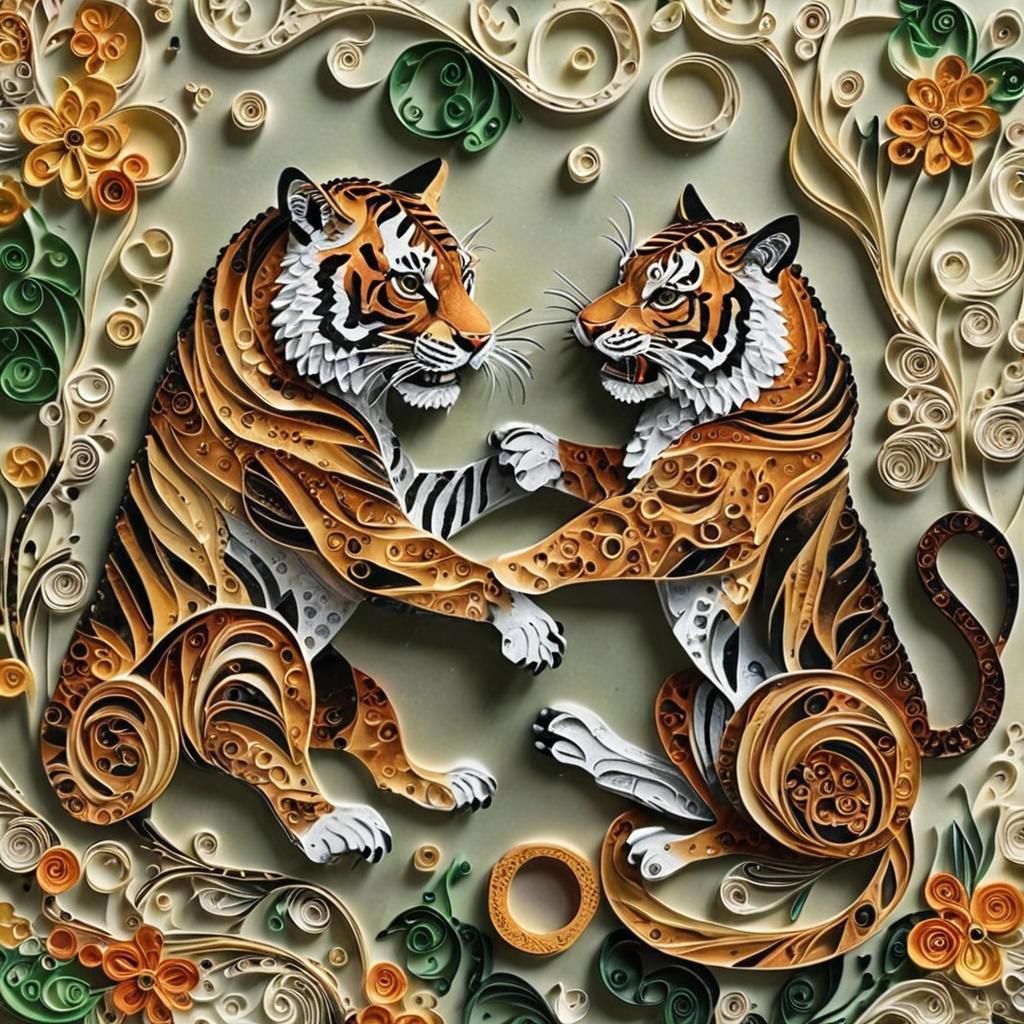 Romanticism in Pointillism Style