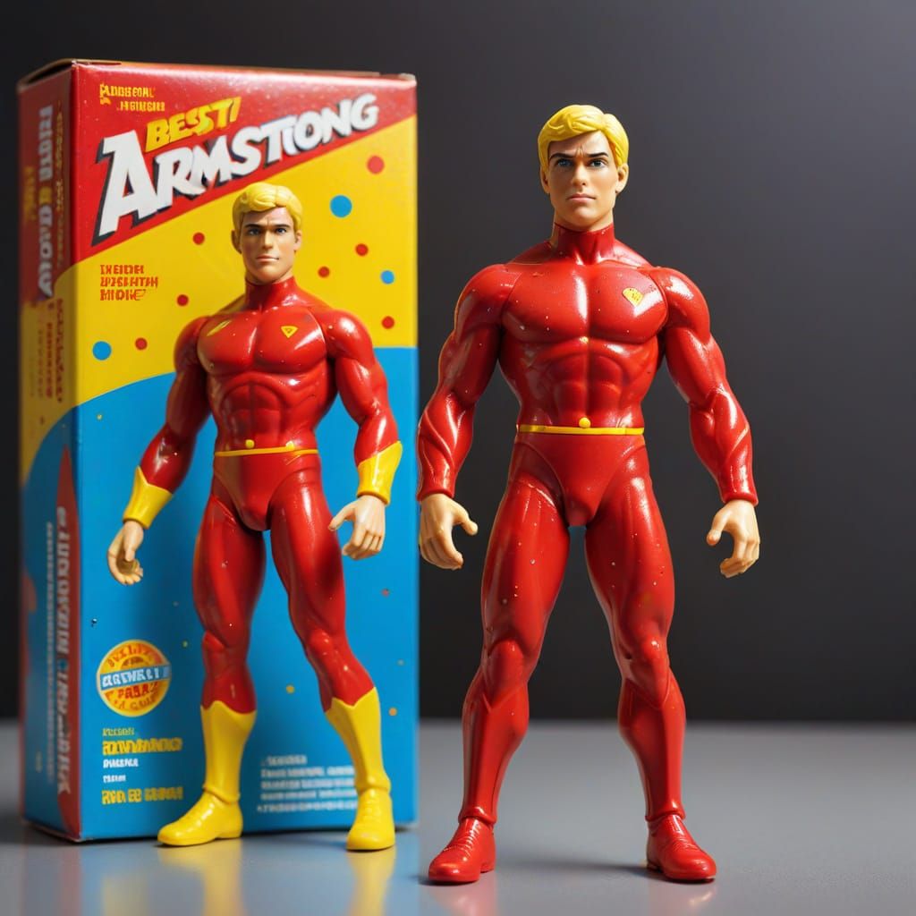 Retro Toy Photography of Vintage Stretch Armstrong