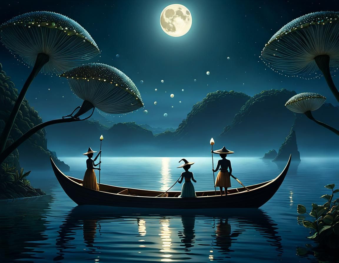 Dreamy Jugglenaut Rides Dewdrop at Dawn