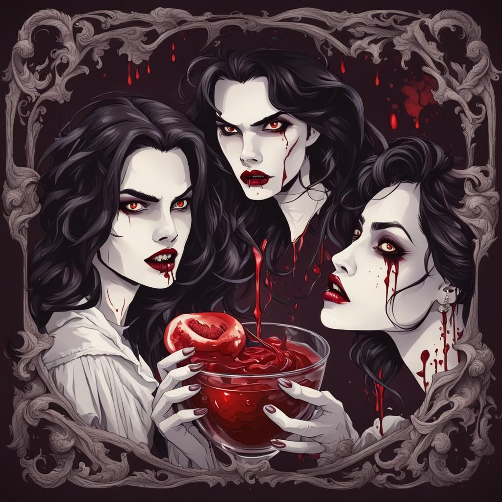 Vampire Feast: Three Beauties in Matte Colors