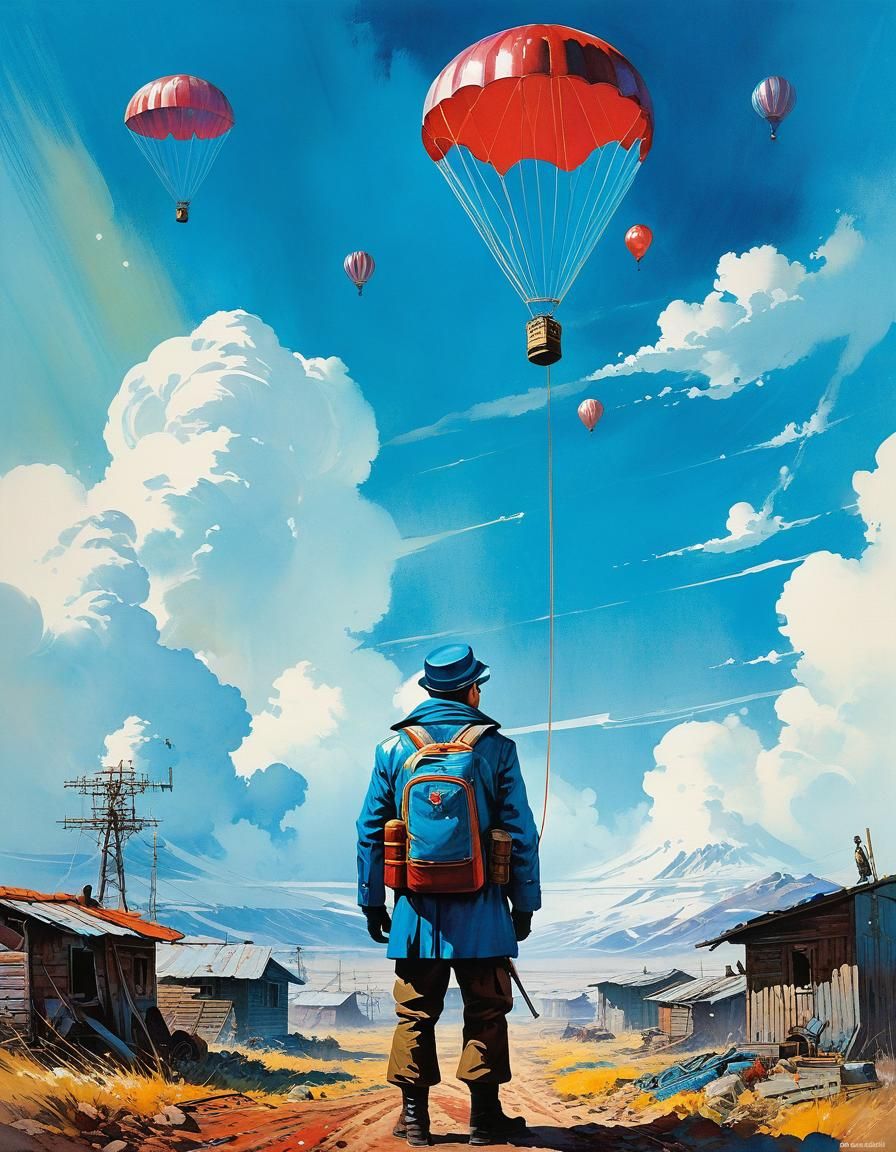 Radiant Pop Art Sky: A Joyful Vision