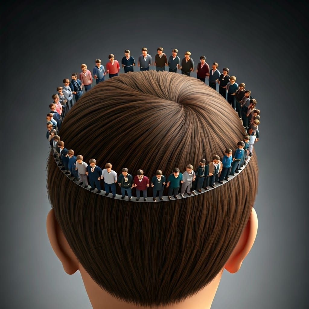 Conceptual Crown of People: Mental Health Support