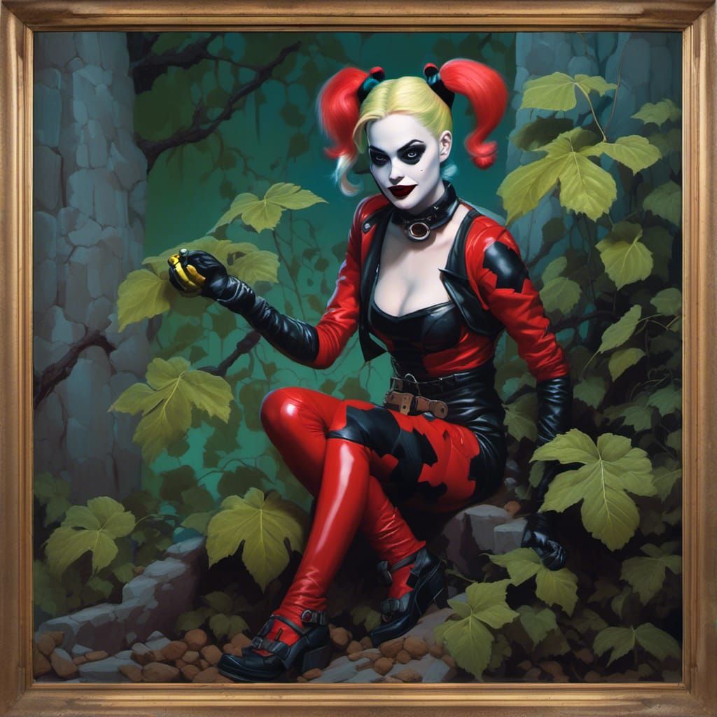 Harley Quinn Poisoned: Steampunk DC Comics Art
