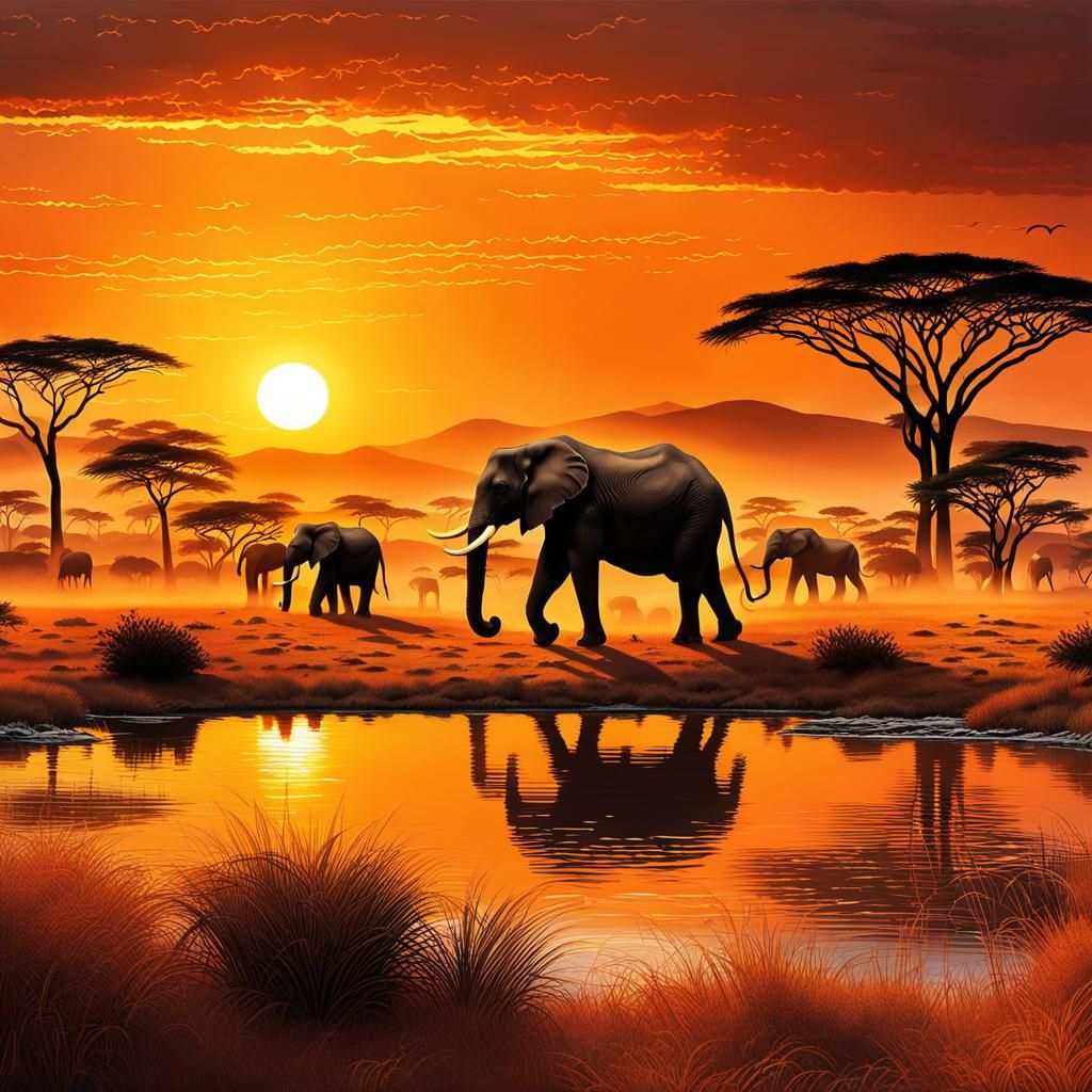 Savanna Sunset🌳