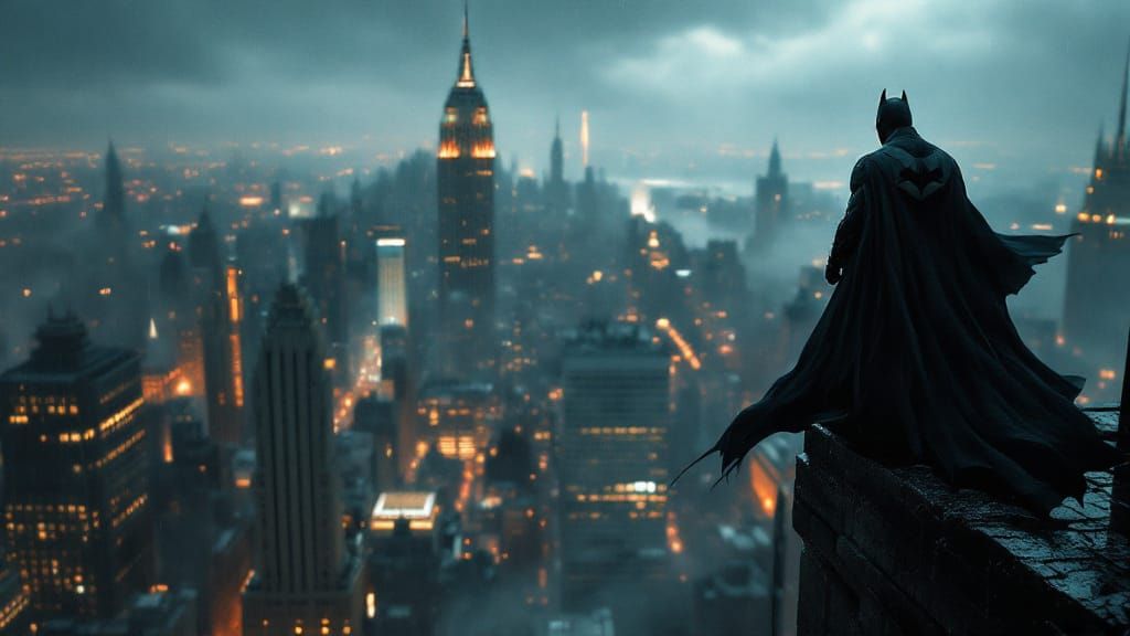 Batman Over Gotham: Cinematic Dark Knight