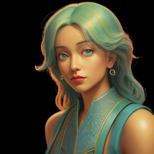 Spiral Galaxies in Cubist Expressionist Style