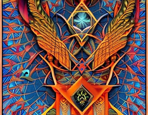 Fractal Tarot Wands with Warm Herkimer Refraction