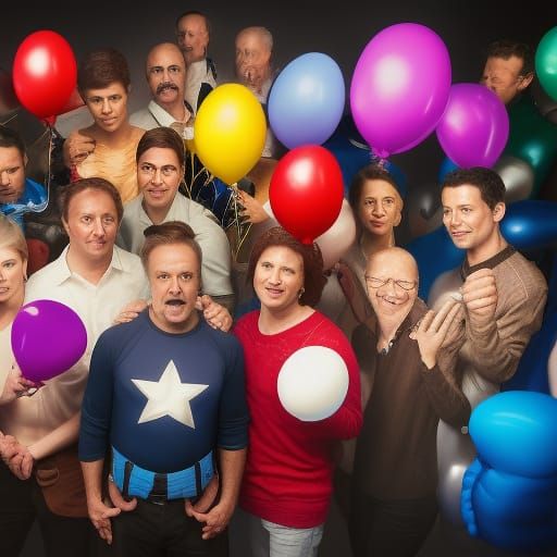 Marvel Avengers Celebrate with Party Balloons