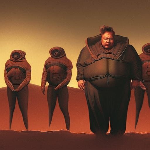 Dune Bollywood Remake: Baron Harkonnen Digital Painting