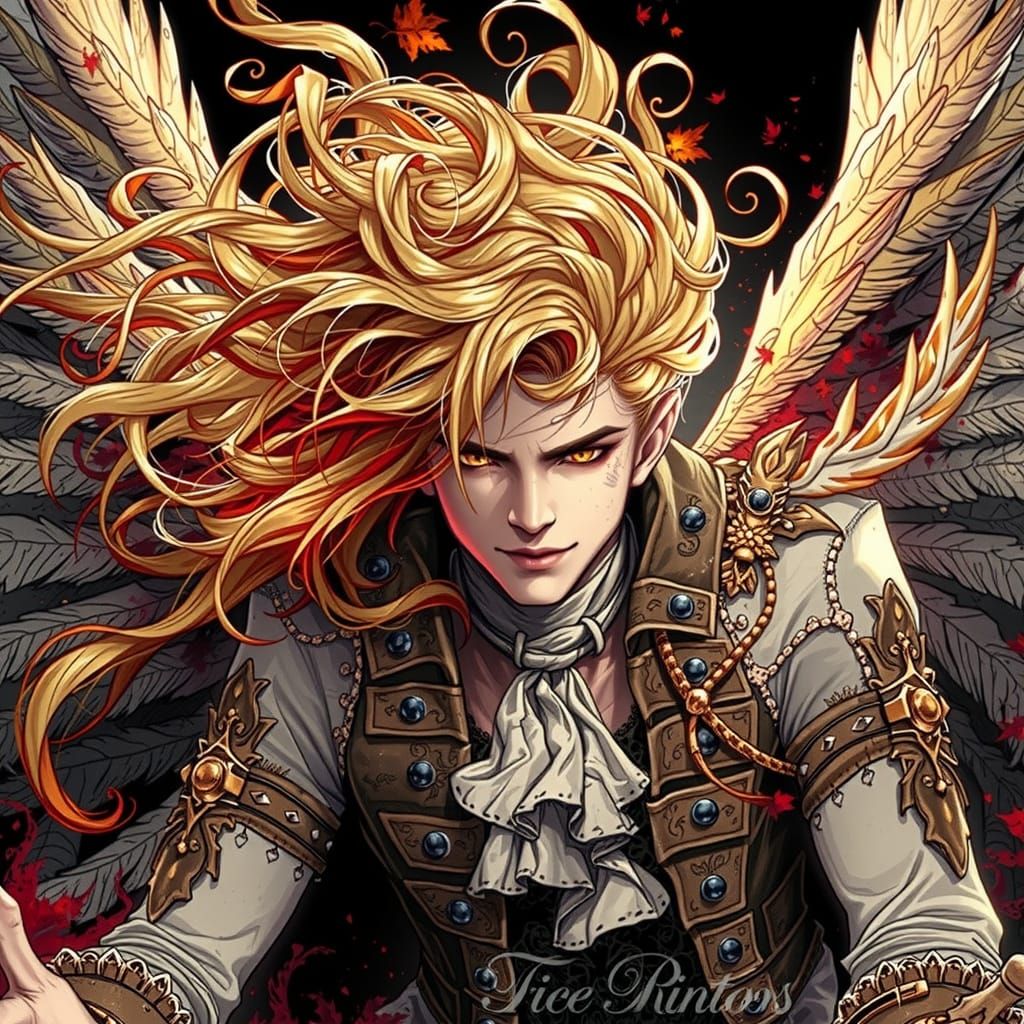 Ethereal Angel in a Haunted Gothic Arch