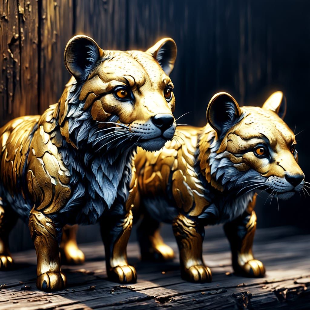 Animals made from objects