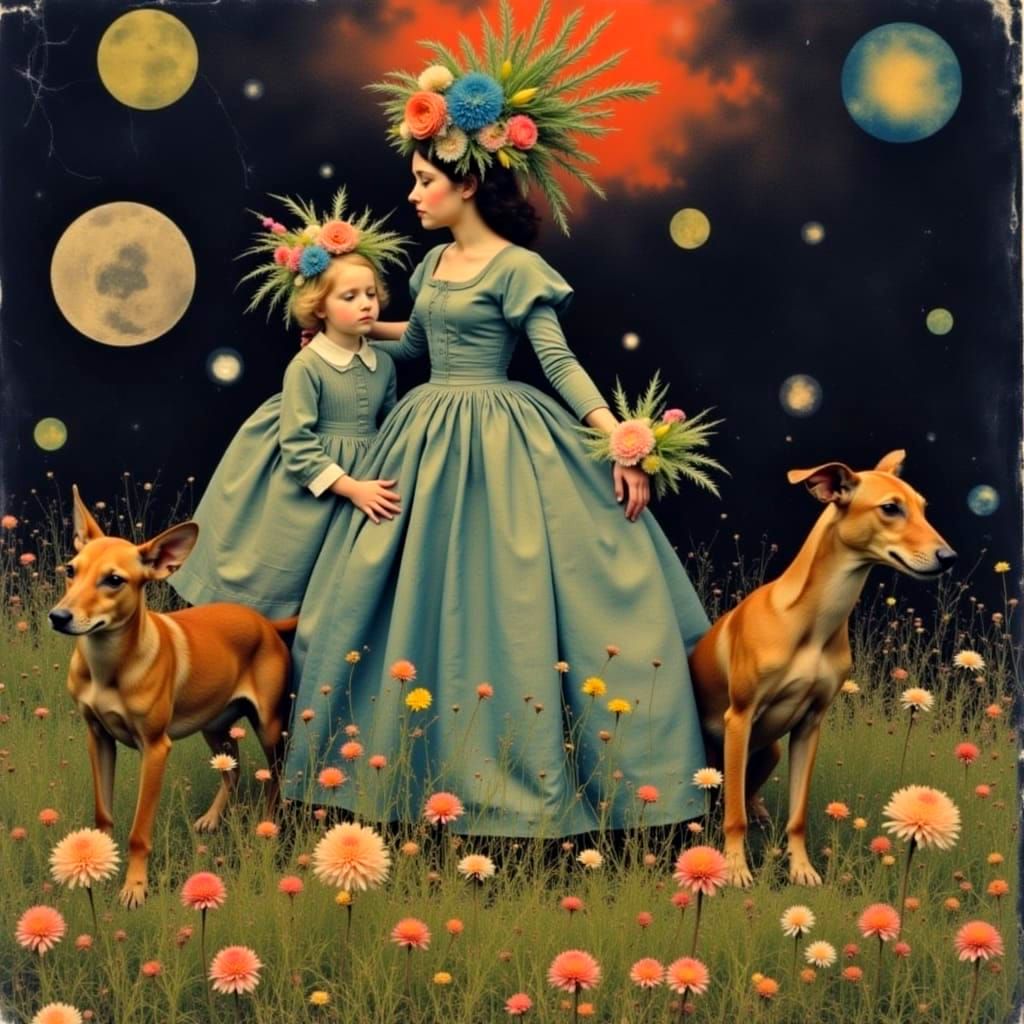 Whimsical Baroque Creatures in Dreamlike Style