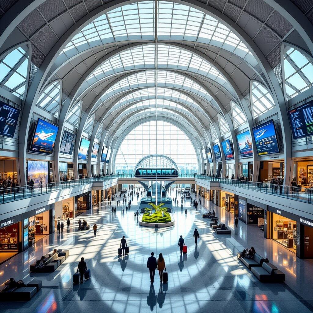 Hamad Airport Interior: Modern Architectural Marvel
