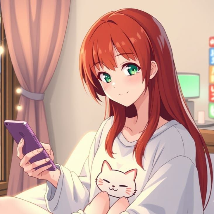 Sweet Japanese Girl Sleeps in Cozy Shibuya Bedroom