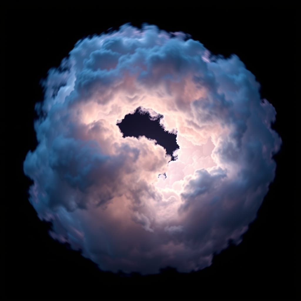 Mesmerizing Cloud Formation in Cinematic Hyperrealism