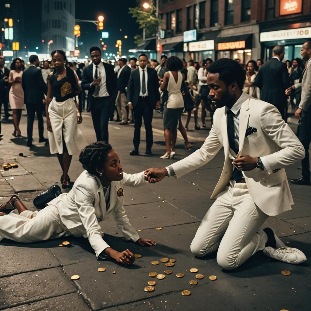 Dramatic New York City Bitcoin Scene