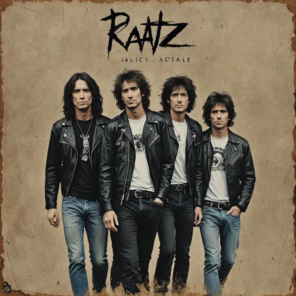 Ratz Rock Album Cover in Digital Painting Style
