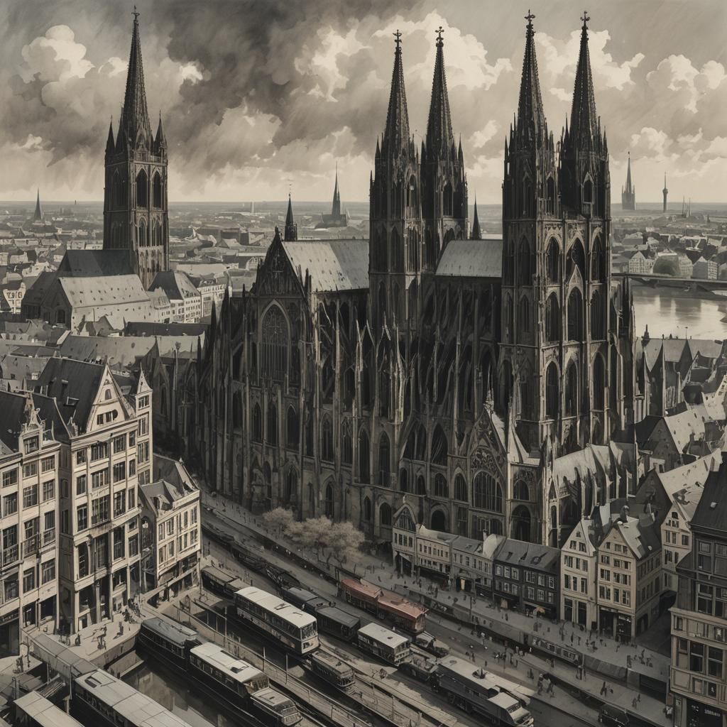 Sinister Landscape in Fantasy Art Style