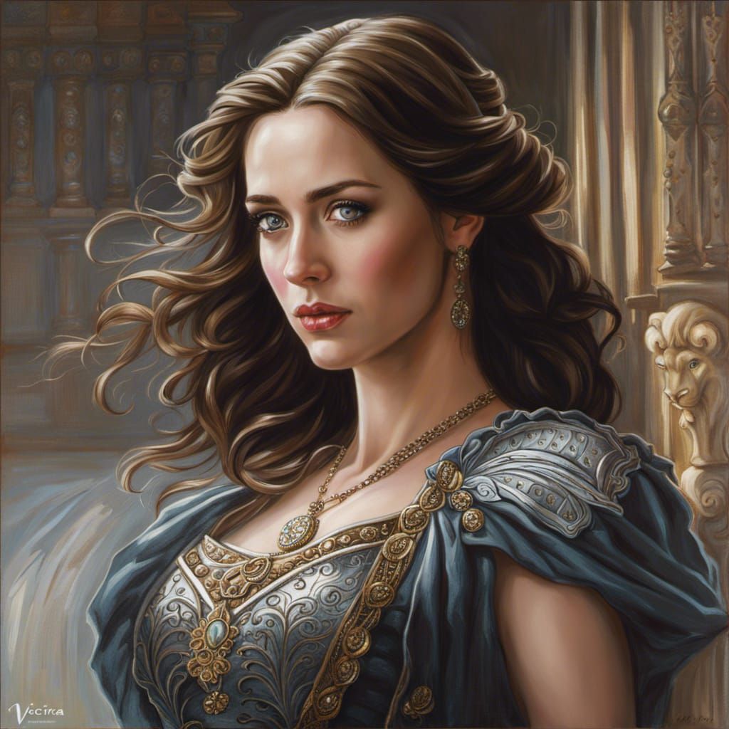 Hyperrealistic Portrait Inspired by Royo and Frances