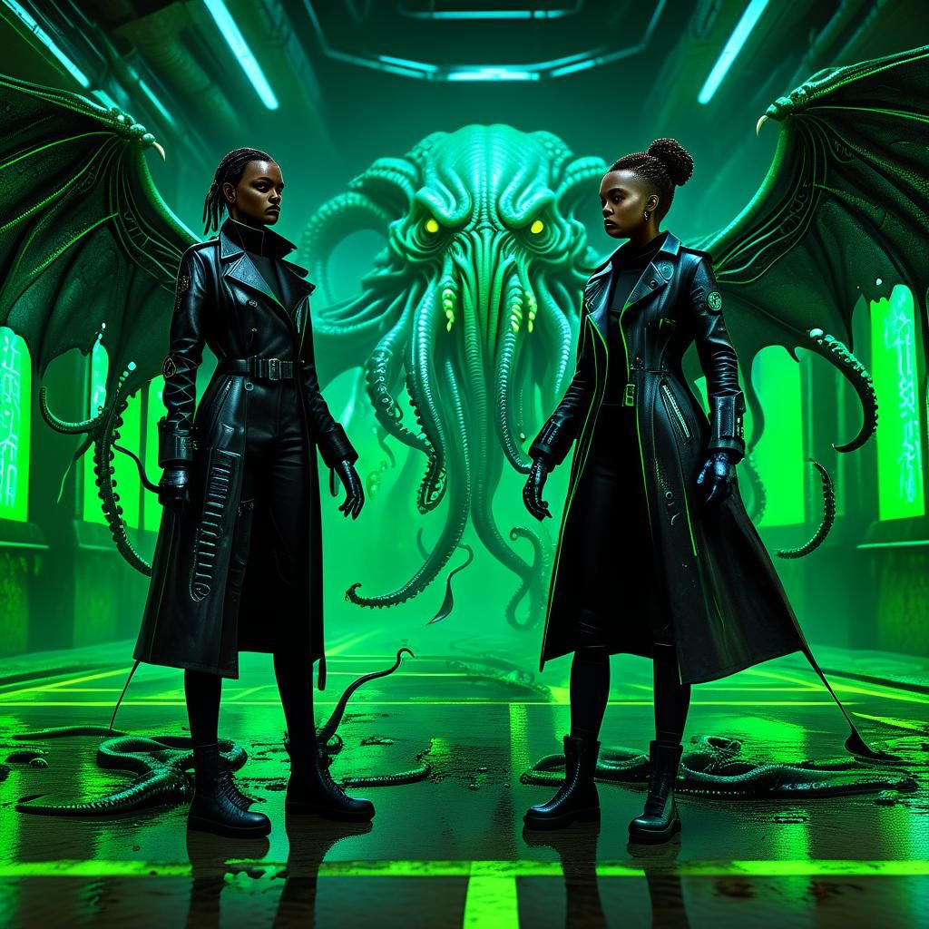 Cyberpunk Investigators Discover Lovecraftian Horror