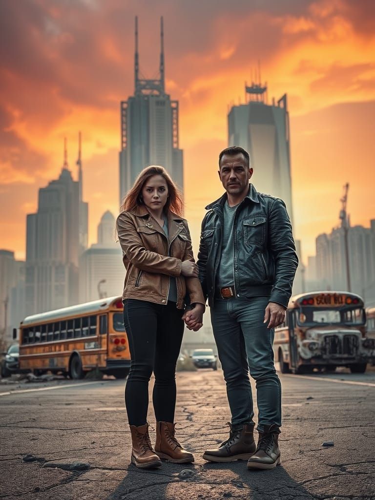 Post-Apocalyptic Dystopia in Weathered Leather