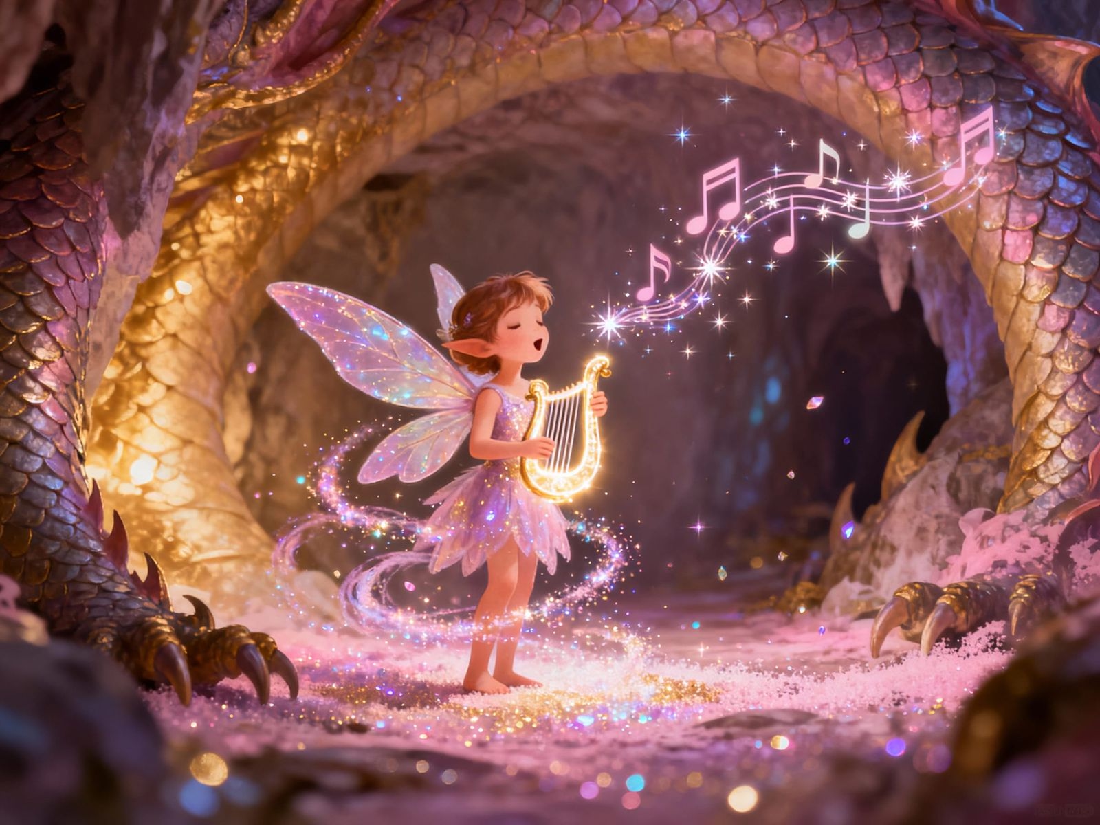 Pixie in Dragon's Lair with Nymph Song