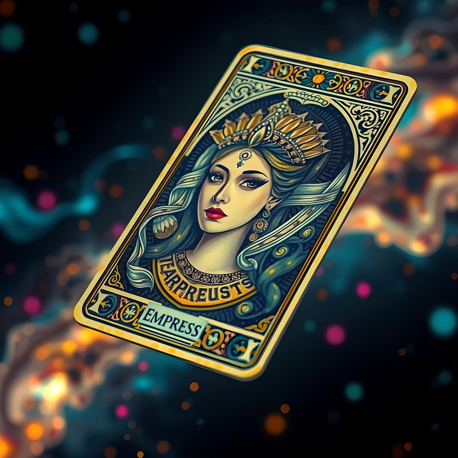Empress Tarot Card in Detailed Digital Art