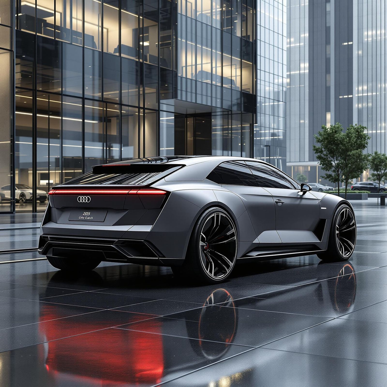 Futuristic 2030 Audi City Car Concept