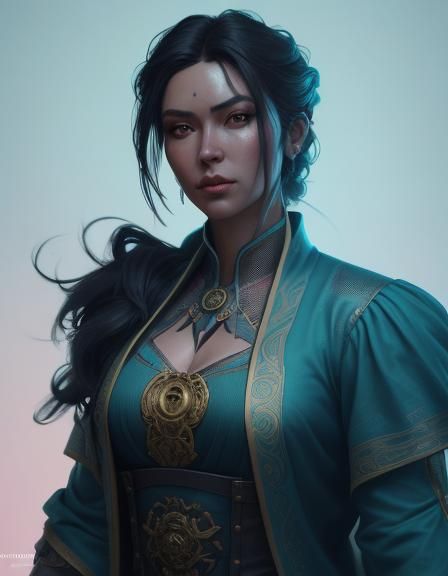 Young Cultivator Portrait with Volumetric Lighting