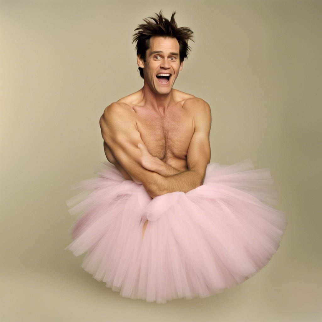 Jim Carrey in Fluffy Tutu