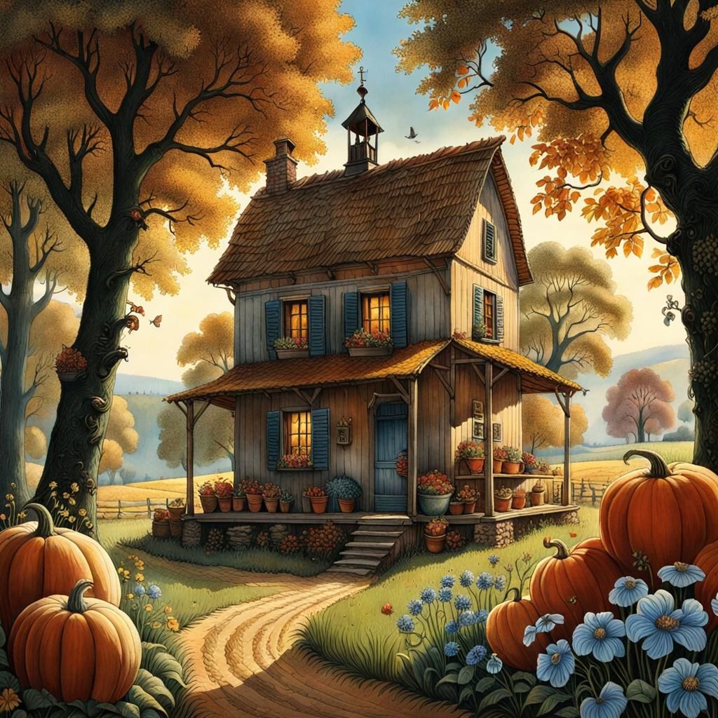 Serene Farm Life in 3D