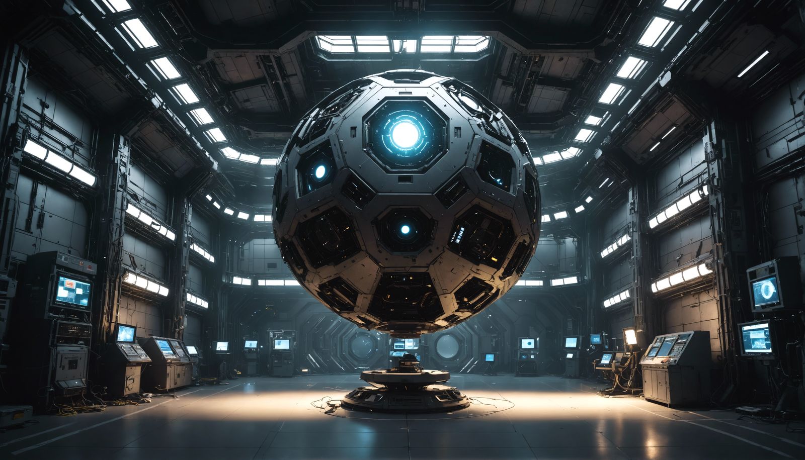 Abandoned Space Station AI Core Room