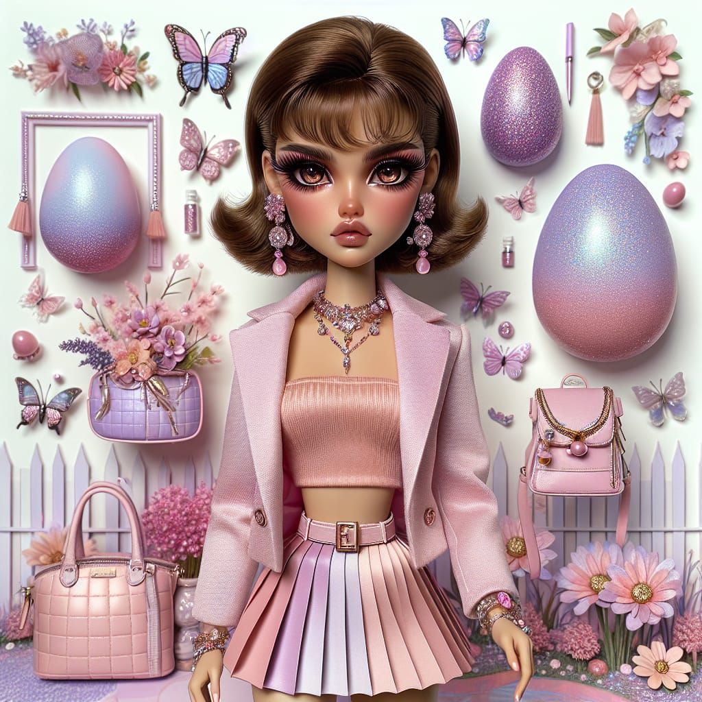 Bratz-Inspired Fashion Doll in Pastel Wonderland