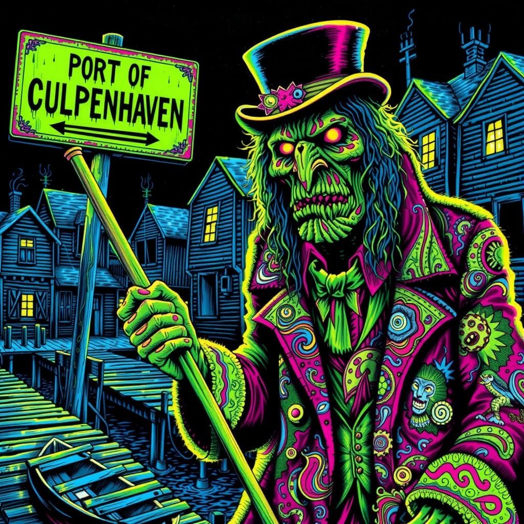 AI Interpretation of the Port of Culpenhaven