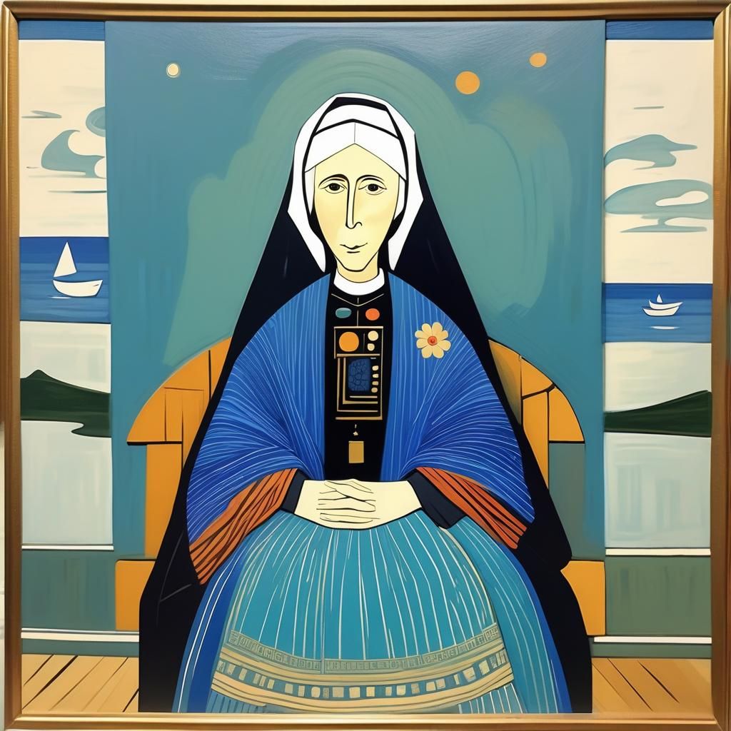 Whistler's Mother Reimagined in Stop-Motion Style