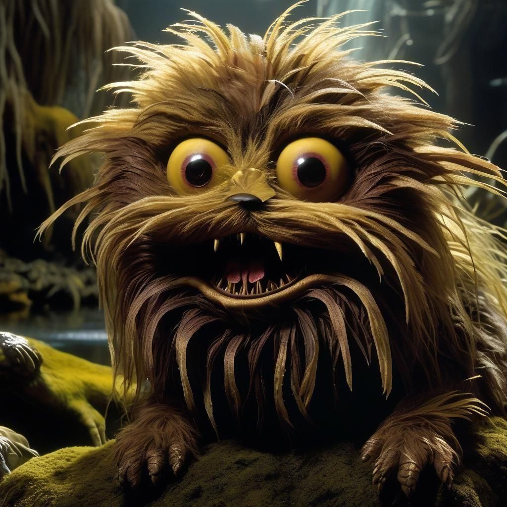 Abstract Black Dog Nose Study