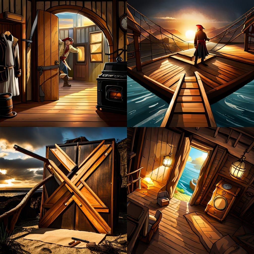 Pirate Treasure Map: X Marks the Spot