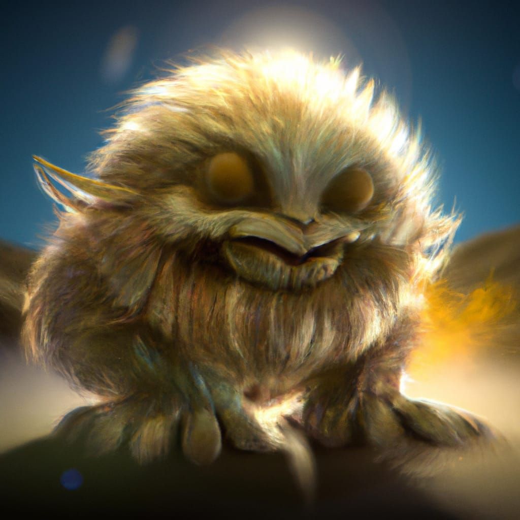 Fluffy monster