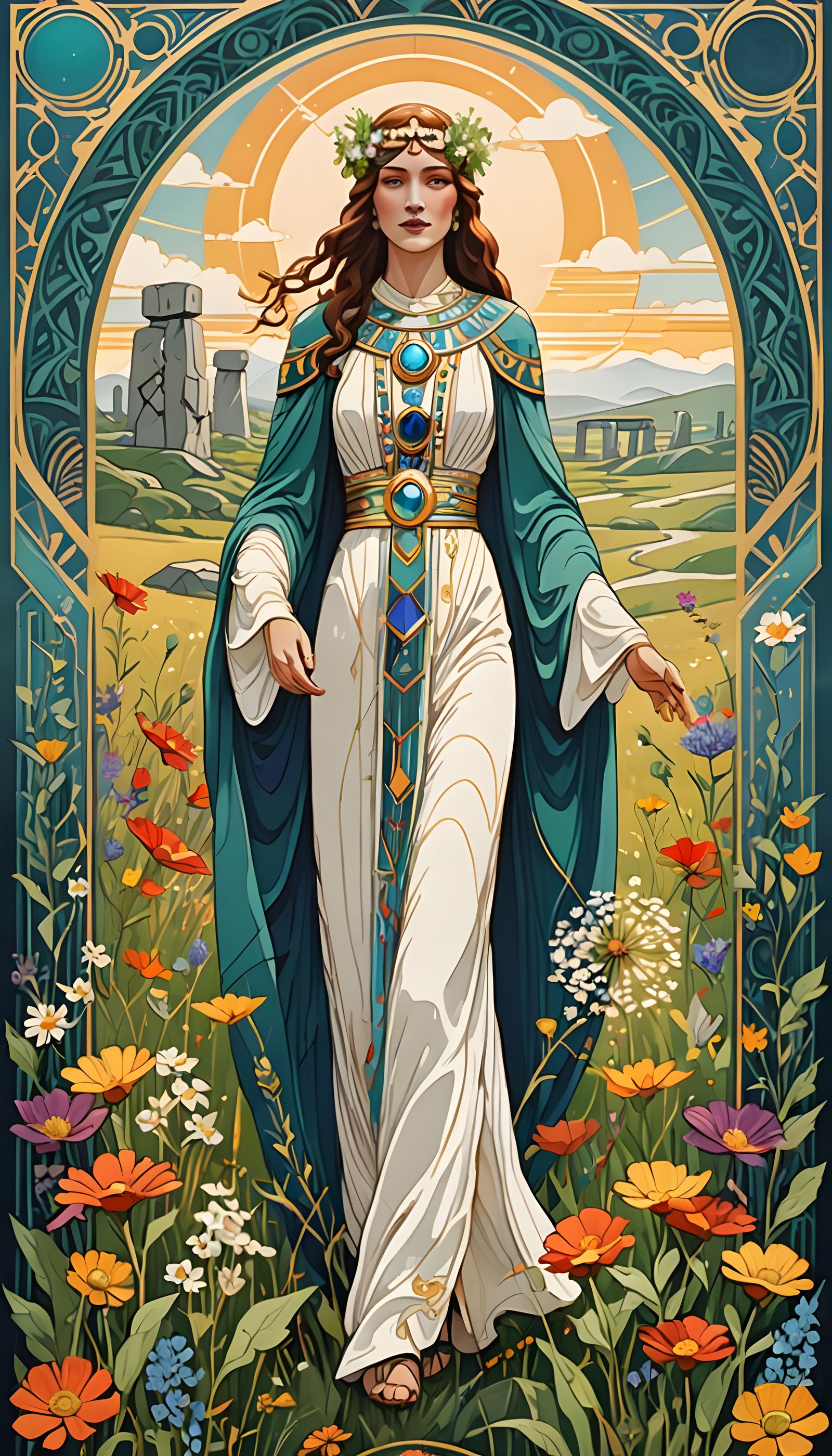 The High Priestess.