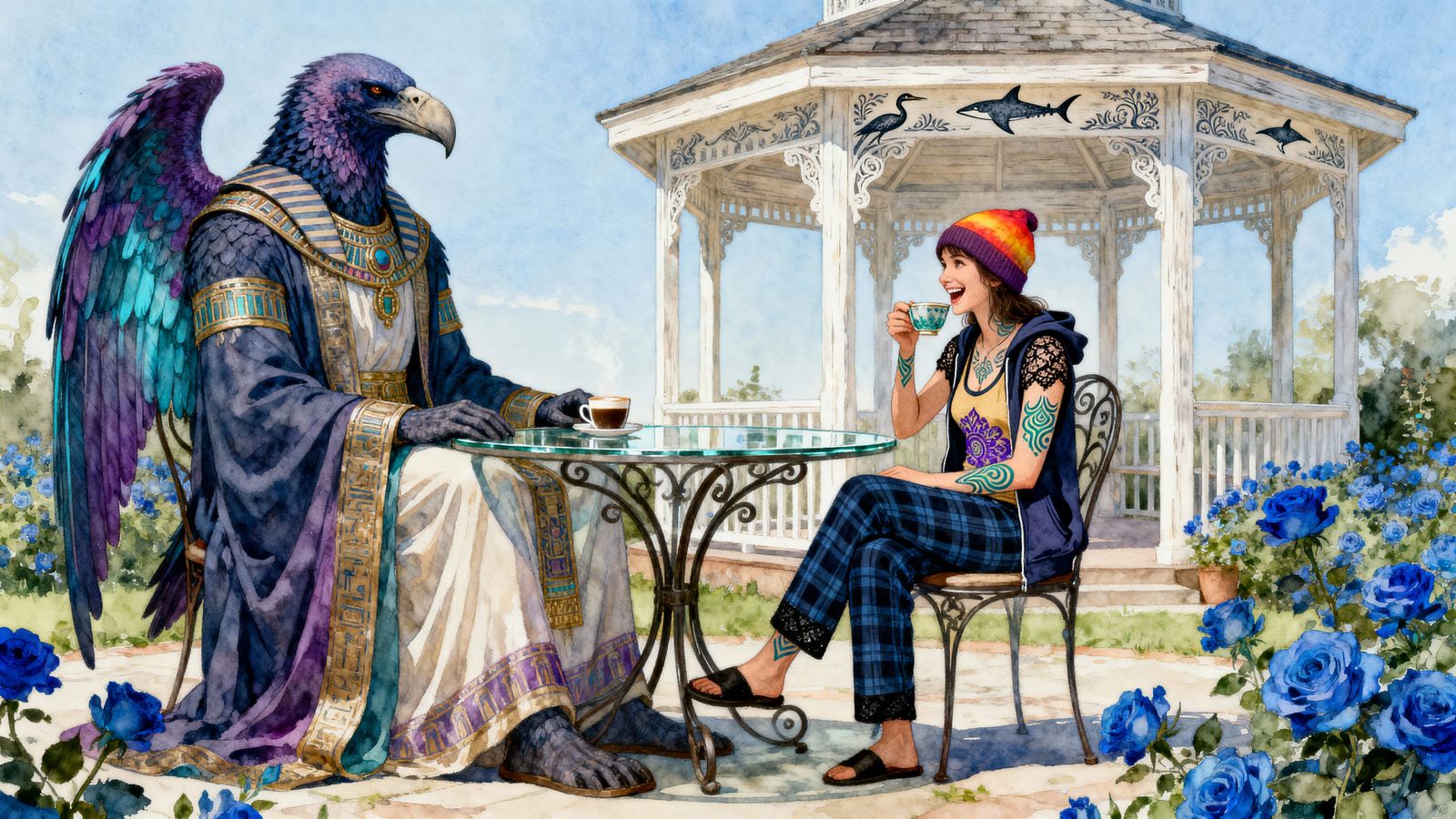 "...to every living thing on three planets? Oh, you're too m...