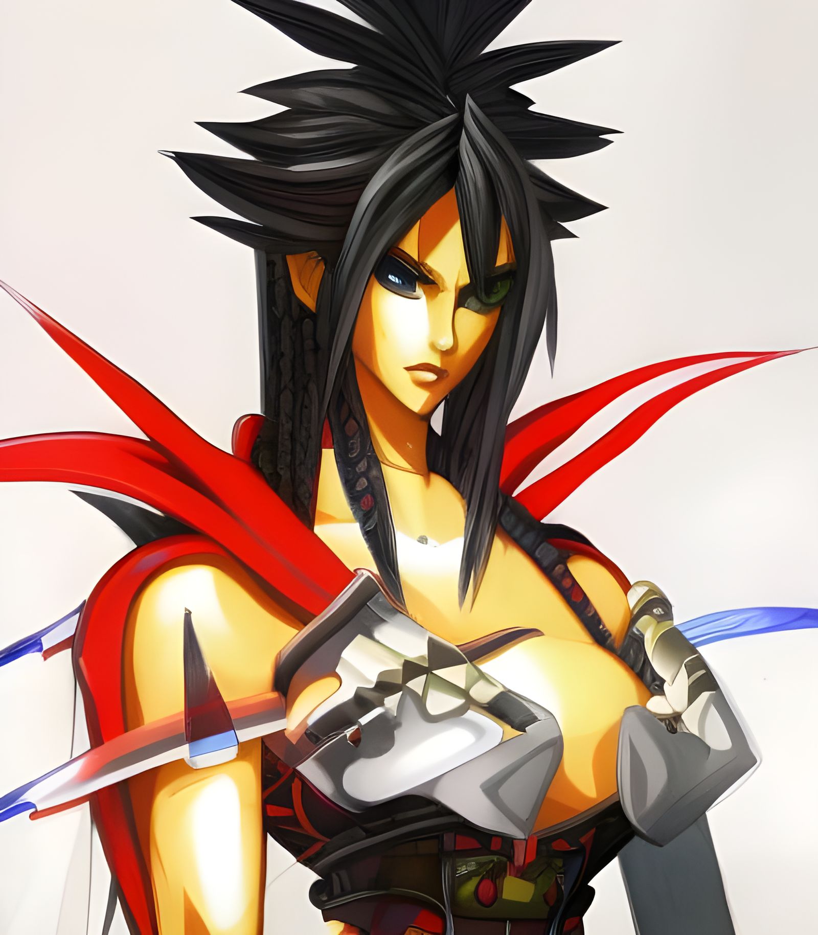 Kaiyn from Battle Arena Toshinden in Anime Style
