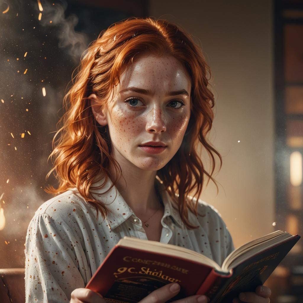 Actress Compares Book to Movie in Cozy Theater